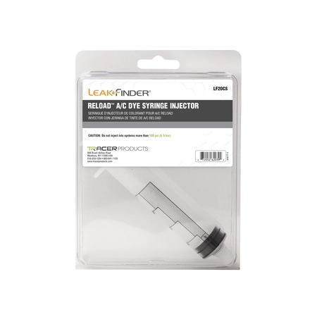 TRACER PRODUCTS A/C Dye Syringe Injector LF20CS